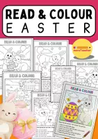 Vorschau - Arbeitsblätter - Easter Read & Colour: 6 Ausmalbilder zur Wiederholung von Farben (colours) und Englischvokabeln (4-5 Klasse) - Deckblatt