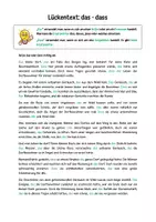 Vorschau - Arbeitsblätter - Lückentext - das und dass - Seite 3