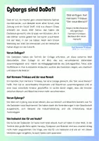 Vorschau - Stationenlernen - Der neue Mensch: Kunstgeschichte Dada trifft Cyborg Collage (Theorie, Text, Fragebogen) - Seite 1