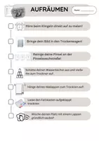 Vorschau - Anderer Materialtyp - Checklisten für die Routinen „Startklar machen“&„Aufräumen“ - Seite 3