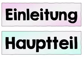 Vorschau - Arbeitsblätter - Tafelkarten Bericht - Deckblatt