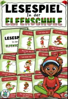 Vorschau - Spiele - Lesespiel "In der Elfenschule" DaZ / DaF / Deutsch - Deckblatt