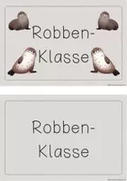 Vorschau - Poster - Klassenschild für deine Robben-Klasse - Seite 2