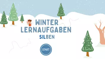 Vorschau - Arbeitsblätter - Interaktive PDF Silben schwingen Winter Wortschatz Klasse 1, Vorschule - Seite 1