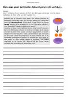 Vorschau - Arbeitsblätter - Experiment zur Spaltung von Kohlenhydraten - Deckblatt