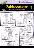 Vorschau - Arbeitsblätter - Zahlenhäuser Miniheft Zahlenraum 10 Zahlzerlegung - Deckblatt