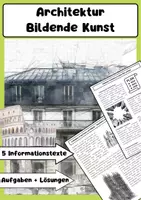Vorschau - Arbeitsblätter - Bildende Kunst Materialpaket: Farbenlehre, Architektur, Perspektiven & Kunstgeschichte - Seite 1