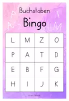 Vorschau - Spiele - Bingo Buchstaben - Anfangsunterricht - Seite 2