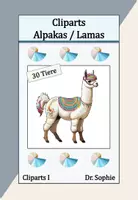 Vorschau - selbst erstellte Cliparts/Grafiken - Cliparts Alpakas/Lamas Sticker Klassenmaskottchen Tiere - Deckblatt