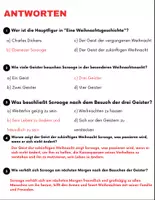 Vorschau - Arbeitsblätter - Eine Weihnachtsgeschichte: Leseverständnis und Kreuzworträtsel mit Antworten für die 3. Klasse, 4. Klasse. - Seite 3