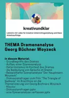Vorschau - Arbeitsblätter - Dramenanalyse Georg Büchner Woyzeck - verschiedene Materialien - Deckblatt