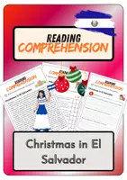 Vorschau - Arbeitsblätter - Reading Comprehension - Christmas in El Salvador + Solutions - Deckblatt