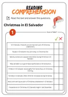 Vorschau - Arbeitsblätter - Reading Comprehension - Christmas in El Salvador + Solutions - Seite 2