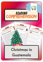 Vorschau - Arbeitsblätter - Reading Comprehension - Christmas in Guatemala + Solutions - Deckblatt