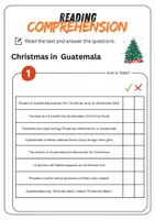 Vorschau - Arbeitsblätter - Reading Comprehension - Christmas in Guatemala + Solutions - Seite 2