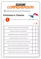 Vorschau - Arbeitsblätter - Reading Comprehension - Christmas in Panama + Solutions - Seite 2