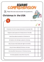 Vorschau - Arbeitsblätter - Reading Comprehension - Christmas in the USA + Solutions - Seite 2