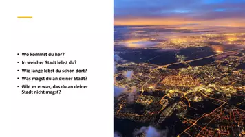 Vorschau - Präsentationen/Tafelbilder - München Informationen und Fragen DaF - Seite 1