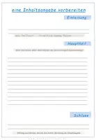 Vorschau - Merkblätter - Deutsch: Inhaltsangabe - Merkblatt und interaktive Vorlage - Seite 2