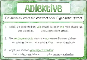 Vorschau - Poster - Wortarten: Adjektive - Faltheft und Merkplakate - Seite 3