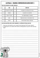 Vorschau - Arbeitsblätter - Discovering Australia – Reading Comprehension & Worksheets (Klasse 7-8) - Seite 3
