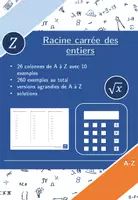 Aperçu - Feuilles d'exercices - Racine carrée des entiers | mathématiques | 26 colonnes - Page de couverture