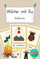 Vorschau - Bildkarten - Bildkarten - Laut Eu - Wortschatz aufbauen - Deckblatt