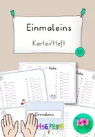 Vorschau - Arbeitsblätter - Einmaleins - als Heft oder als Kartei einsetzbar - Deckblatt