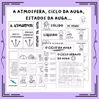 Vista previa - Unidades / Secuencias / Situaciones de Aprendizaje - A ATMOSFERA - ESTADOS DA AUGA - CAMBIOS DE ESTADO - CICLO DA AUGA - Portada