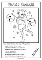 Vorschau - Arbeitsblätter - Read and Colour Englisch Klasse 4 5 - Seite 3