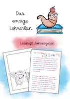 Vorschau - Text - Leseheft Jahreszeiten Erstleser - Deckblatt