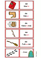 Vorschau - Unterrichtsreihen - Paket Klasse 1, Mathe, Deutsch, Kunst, Wichtel, Wichteltür Weihnachten - Seite 3