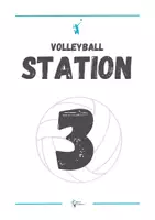 Vorschau - Stationenlernen - Volleyball ⎮ Stationsnummern für Stationsarbeiten im Sportunterricht - Seite 3
