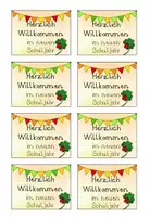 Vorschau - Bildkarten - Erster Schultag Kärtchen- neutral - Seite 2