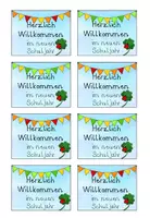 Vorschau - Bildkarten - Erster Schultag Kärtchen- neutral - Seite 3