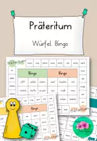 Vorschau - Spiele - Bingo Präteritum - Grammatik/Rechtschreibung spielerisch üben - Deckblatt