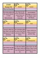 Vorschau - Spiele - Lesespiel - Rezept Marmorkuchen - Deckblatt