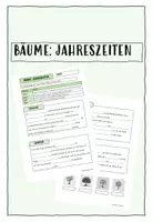 Vorschau - Arbeitsblätter - BÄUME: durch die Jahreszeiten - Deckblatt