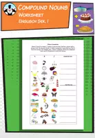 Vorschau - Arbeitsblätter - Compound Noun Exercise Worksheet / Wortschatzarbeit - Deckblatt