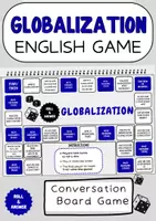 Vorschau - Spiele - Globalization Conversation Board Game English Games 5th to 6th Grade - Deckblatt