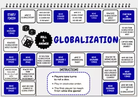Vorschau - Spiele - Globalization Conversation Board Game English Games 5th to 6th Grade - Seite 1