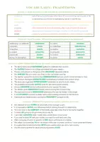 Vorschau - Arbeitsblätter - Vocabulary Worksheet Traditions (Unit 4 in way2go! 6) - Seite 2