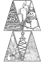 Vorschau - Arbeitsblätter - Kooperativer Tannenbaum Schneemann Schneemänner - Seite 2