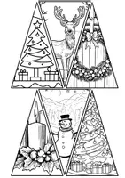 Vorschau - Arbeitsblätter - Kooperativer Tannenbaum Schneemann Schneemänner - Seite 3