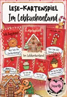 Vorschau - Spiele - Lesespiel: Ich habe... Wer hat...?: Im Lebkuchenland - Deckblatt