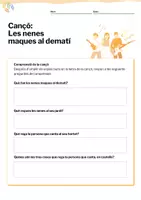 Vista previa - Tarjetas / Manipulativos - Cançó catalana "Les nenes maques al dematí" - página 3