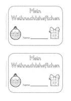 Vorschau - Arbeitsblätter - Freiarbeitsheft Mathe Weihnachten Klasse 1 - Seite 1