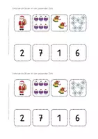 Vorschau - Arbeitsblätter - Freiarbeitsheft Mathe Weihnachten Klasse 1 - Seite 3