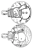 Vorschau - Arbeitsblätter - Ausmalbilder Schneemann - Seite 2