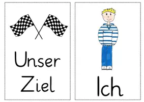 Vorschau - Präsentationen/Tafelbilder - Tafelmaterial Ich-Du-Wir-Methode - Seite 1